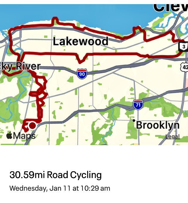 MartyCader's tweet photo. You gotta #pedal when the sun shines in #Cleveland! #Lakewood, #Edgewater, #Cleveland loop! #LRTD!
Including a sighting of #TomLivingston @clevemetroparks @Walkerdog @michael__bean @Bike_CLE @DebbieBerryCLE https://t.co/LDSM3UpUpm