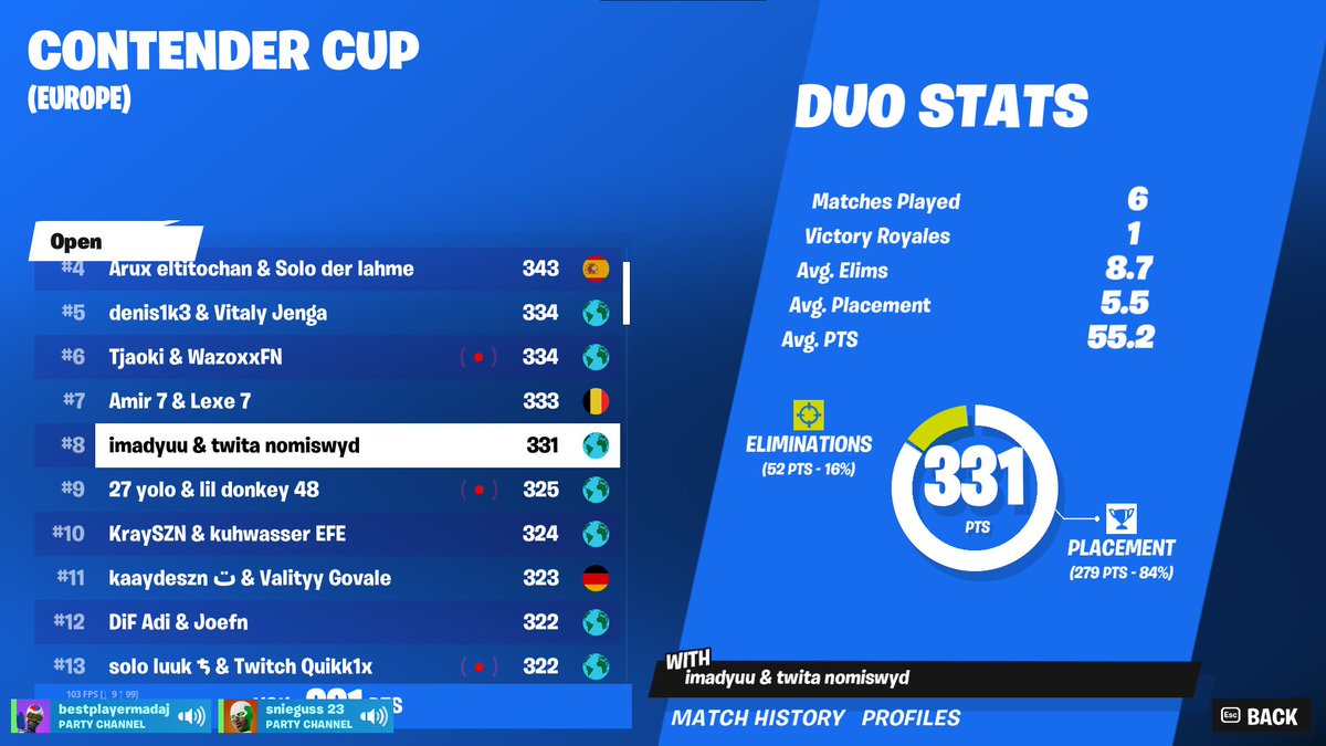 already qualed w/@MadajFN