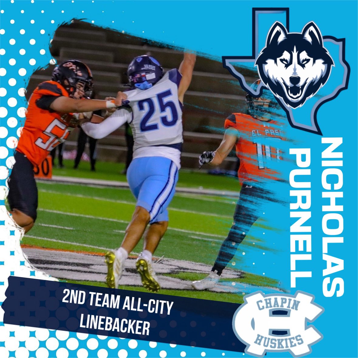 ChapinHuskiesFB's tweet photo. Congratulations to Nick and @DaveonSingleton on their All-City selection!!! #HuskyFamily #HuskyNation https://t.co/WPFnGAEOxQ
