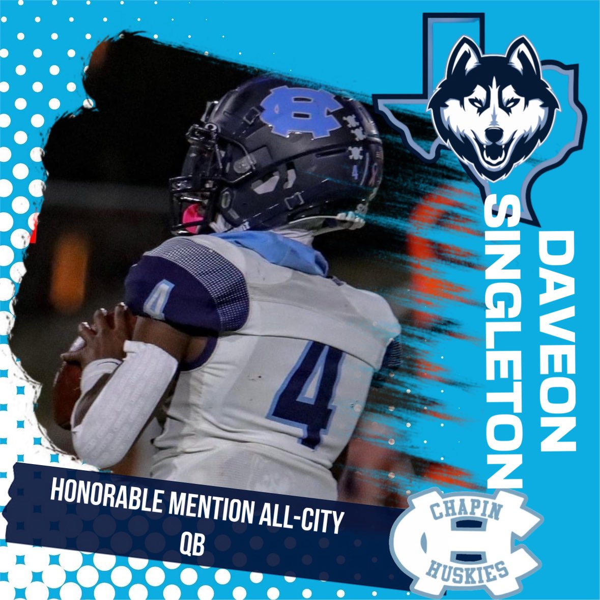 ChapinHuskiesFB's tweet photo. Congratulations to Nick and @DaveonSingleton on their All-City selection!!! #HuskyFamily #HuskyNation https://t.co/WPFnGAEOxQ