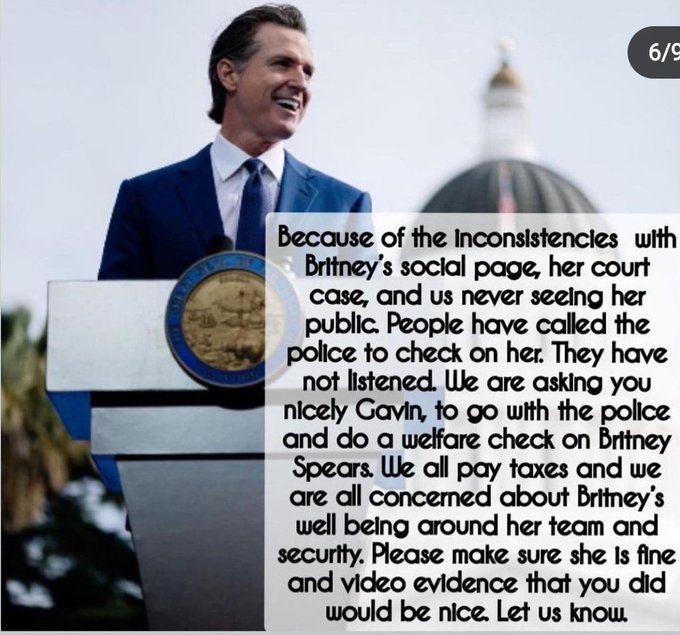 @CAgovernor @GavinNewsom  YOU signed the #FreeBritney bill. Please check for yourself that she is indeed<a class="tags" target="_blank" title="On Twitter" href="/?out=eyJ0eXAiOiJKV1QiLCJhbGciOiJIUzUxMiJ9.eyJpYXQiOjE3MjE5OTczMjYsImlzcyI6InR3cG9ybnN0YXJzLmNvbSIsIm5iZiI6MTcyMTk5NzMyNiwiZXhwIjoxNzUzNTMzMzI2LCJyZWRpcmVjdF91cmwiOiJodHRwczovL3R3aXR0ZXIuY29tL0NBZ292ZXJub3IifQ.UZl9hfCWEHO-Zt7vYke1r8hu10xlu1MaecfBNbuK3NO4CqQlnvz5TPtvXantcpzHhUzSawA8KJbNyBoBlTiGhw">@CAgovernor</a><a class="tags" target="_blank" title="On Twitter" href="/?out=eyJ0eXAiOiJKV1QiLCJhbGciOiJIUzUxMiJ9.eyJpYXQiOjE3MjE5OTczMjYsImlzcyI6InR3cG9ybnN0YXJzLmNvbSIsIm5iZiI6MTcyMTk5NzMyNiwiZXhwIjoxNzUzNTMzMzI2LCJyZWRpcmVjdF91cmwiOiJodHRwczovL3R3aXR0ZXIuY29tL0dhdmluTmV3c29tIn0.QKDqL61wCLpqk__NmffY6VuXT4ZDescHiH-z2827rAUR83J7efNqAOBZXrTxcGsesf9JfS5bnLvzHP-IfWpJIg">@GavinNewsom</a><a href="/tag/freebritney"class="tags">#FreeBritney</a><a href="/tag/britneyarmy"class="tags"><span>#britneyarmy</span></a><a href="/tag/humantrafficking"class="tags"><span>#humantrafficking</span></a><a href="/tag/justiceforbritney"class="tags"><span>#justiceforbritney</span></a>