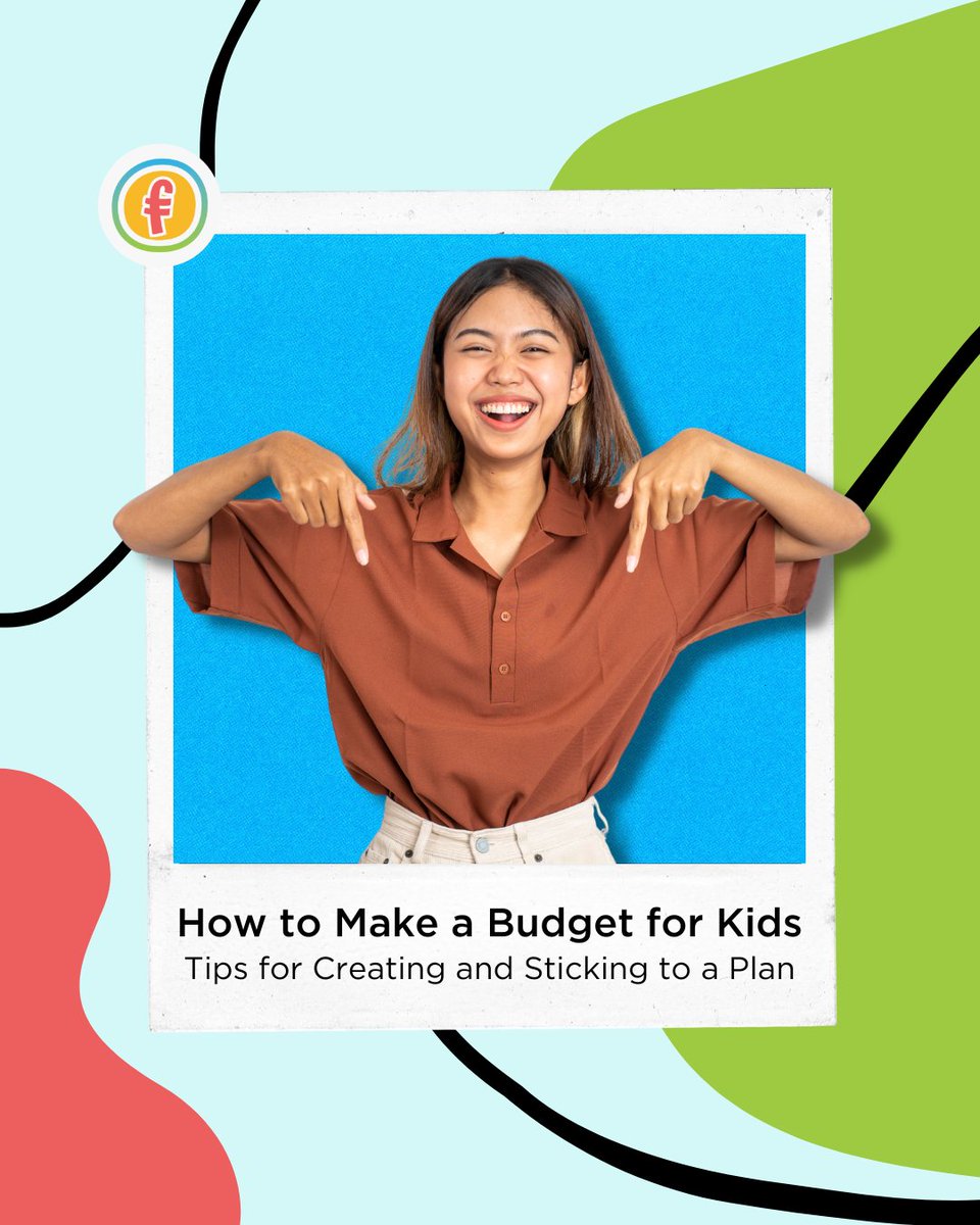 FUNancialFam's tweet image. How to Make a Budget for Kids?! 🤔

1. Set Goals.
2. Track Spending.
3. Set Spending Limits.
4. Teach Financial Literacy.
5. Make Saving a Priority.
6. Involve them in the Process.

#funancialfreedom #funancial #funancialfreedomfamily  #businessforkids