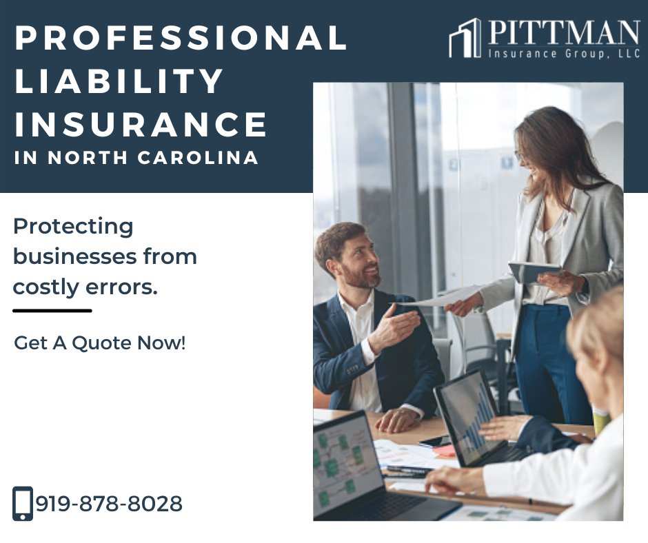 PittmanInsGrp's tweet image. Professional liability insurance in North Carolina offers protection as you and your employees work, whether you provide services or offer advice to clients. Contact us today!

pittmaninsurancegroupllc.com/professional-l…

#PittmanInsuranceGroup #PittmanInsurance #ProfessionalLiabilityInsurance