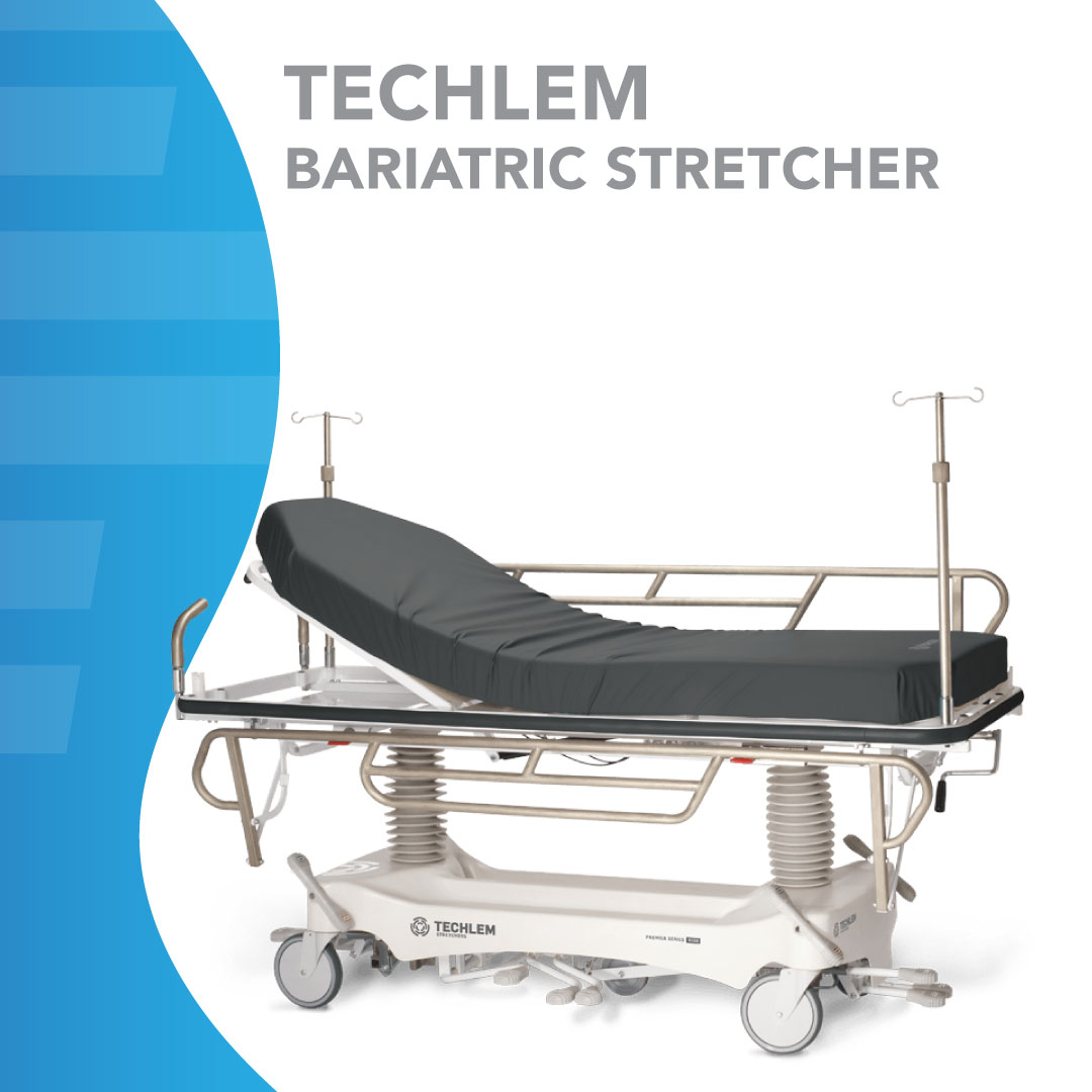 KecklerMedical's tweet photo. Techlem's bariatric stretchers are designed to accommodate patients of all sizes. The Premier Series 5000BR offers:
🔹 750-pound weight capacity
🔹 Fifth-wheel steering
🔹 Hands-free adjustment in trend and reverse trend https://t.co/Mb6zdspETX