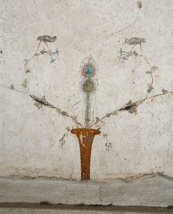 Roman Wall Painting, Villa Poppea