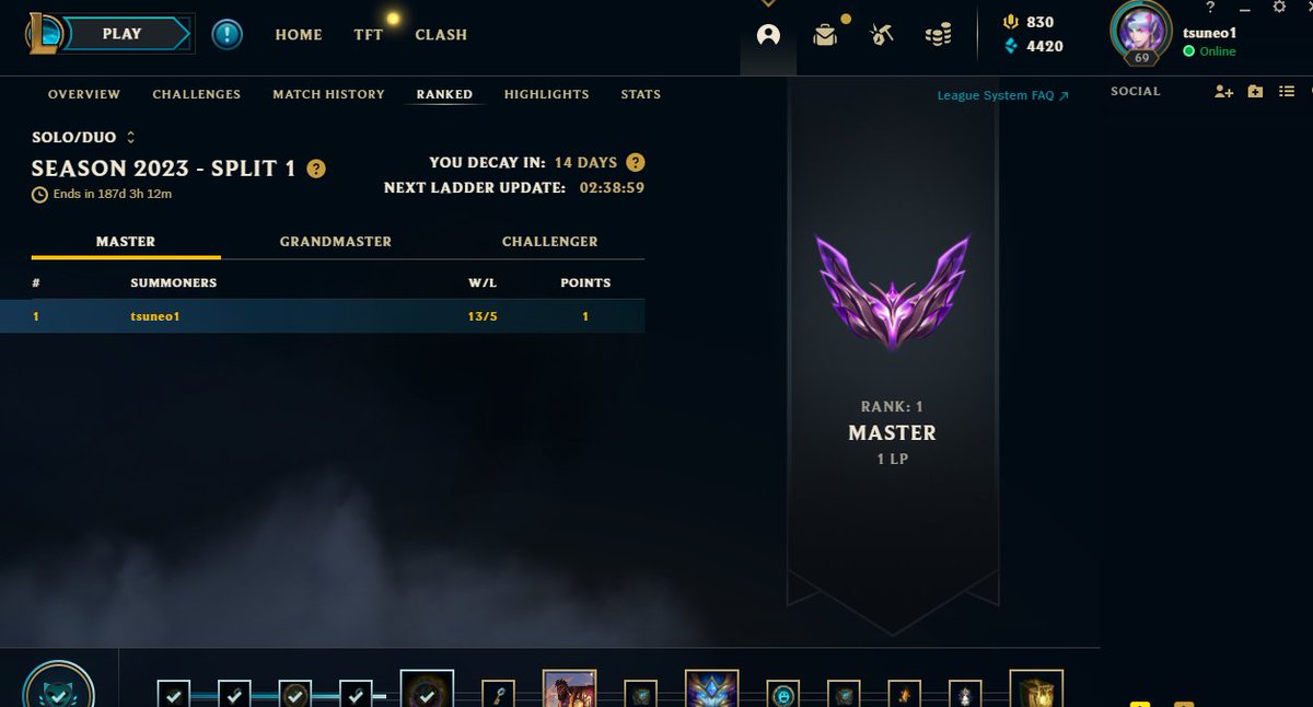 lost offical but got rank 1 xD gg