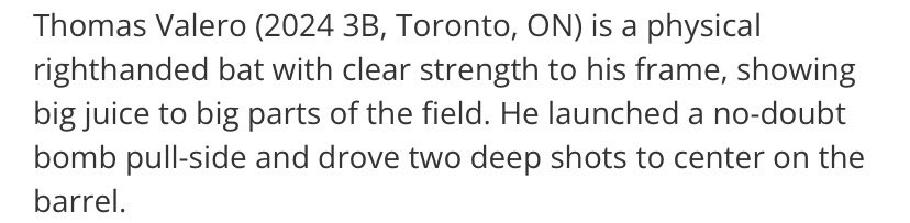 Tommy_V2705's tweet image. Proud to have made the 2024 Top Prospect List at the #PGMainEvent @PGShowcases @pg_int1 @PG_Scouting