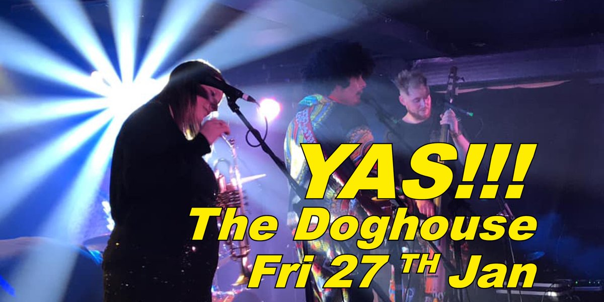 YASafrobeat's tweet photo. YAS @TheDoghouseGsy Friday 27th January 
New Year  New Songs New Line-up
Moroccan Psyche explodes in The Rohais https://t.co/AmvRNN2TaL