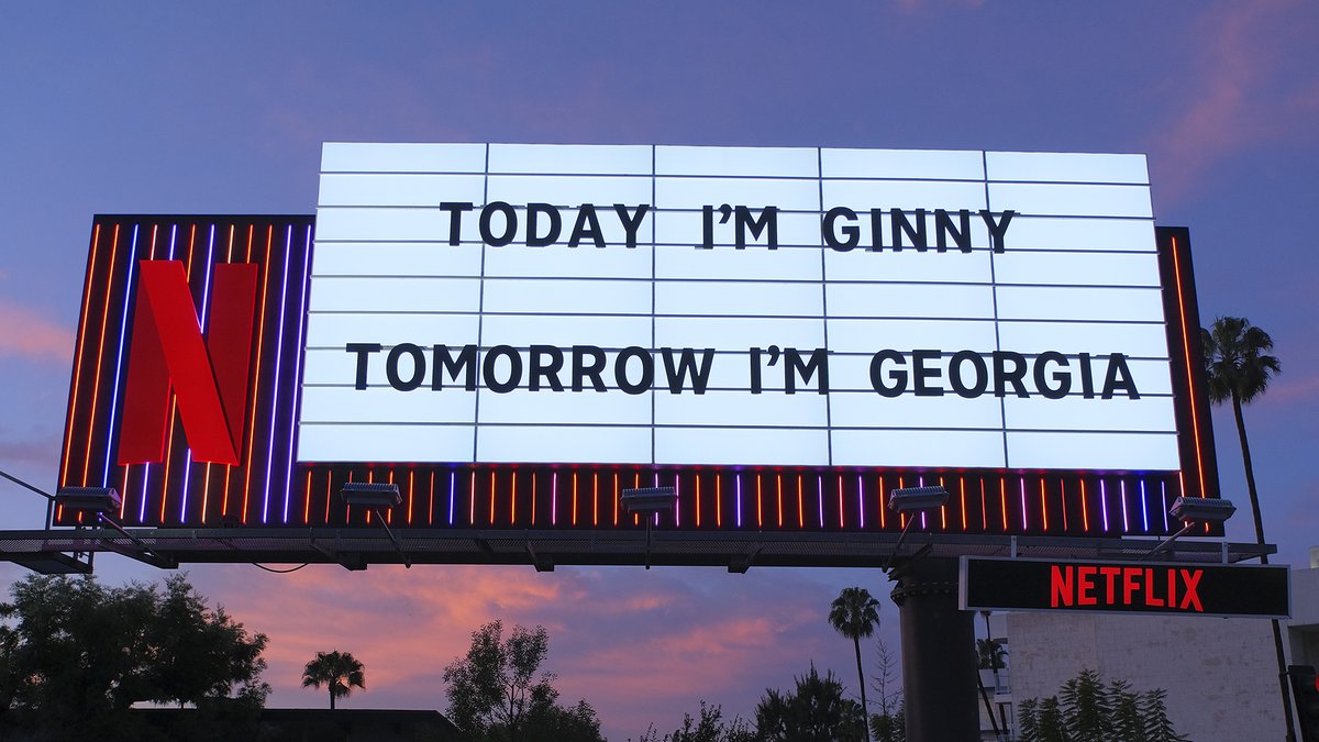 On a scale of Ginny to Georgia, where are you today?