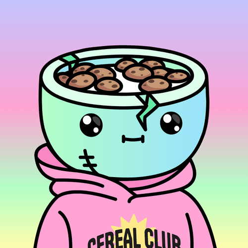 CerealClubBot's tweet photo. CEREAL #1291 bought for 0.18 ETH by Cerealpunk from 0xe2e9fc https://t.co/lKWMI3GL65 https://t.co/VQvjNY4CwO