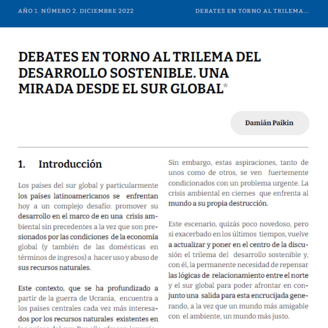 CEAP_UBA's tweet photo. Compartimos el artículo del director del CEAP @Dpai10 publicado en el número 2 de la revista del @CEERIsays
Pueden encontrarlo en el link de nuestro perfil
#SurGlobal #CEAP #CEERI #relacionesinternacionales #Política #Latinoamérica https://t.co/8ozVUEalJP