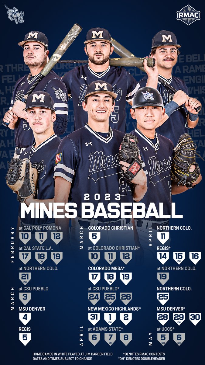 OrediggersBSB's tweet image. We&apos;re exactly 1⃣ month from 𝙊𝙋𝙀𝙉𝙄𝙉𝙂 𝘿𝘼𝙔 and 5⃣3⃣ days from our home opener. So 👀 our schedule, mark your calendars, and we&apos;ll see you there!

📰 minesathletics.com/news/2023/1/11…
🗓️ minesathletics.com/sports/basebal…

#HelluvaEngineer