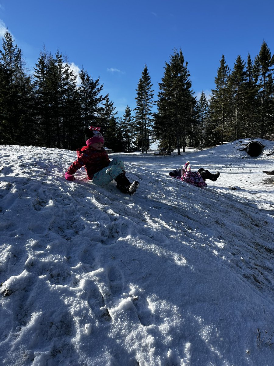 MvecP's tweet photo. Snow time fun today @MvecP What a beautiful time for Pre-Primary @HRCE_NS @nseducation https://t.co/HSp11Slie7