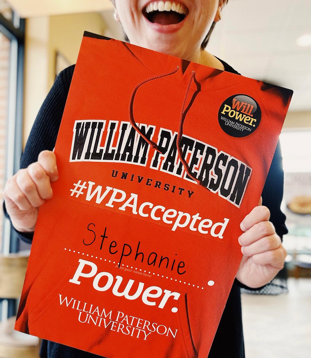 How are you celebrating? 👀 🎉 🐻🧡 We wanna see those posters! A few lucky future Pioneers should be getting these in their 📫 🧡 Share your 📸 and tag us at <a href="/wpunj/">wpunj</a> or use the hashtag #WPAccepted for a chance to be featured on #wpunj social 🧡🖤 <a href="/WPUNJ_Admission/">WP Admissions</a> #University #NJ