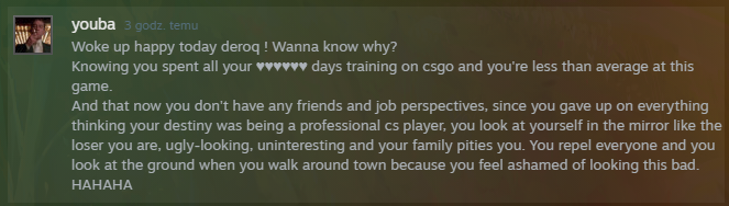 PoliceFaceit's tweet photo. beautiful speech!!🤙 https://t.co/79ROw8JI98