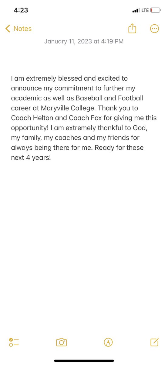I am extremely blessed and excited to announce my commitment to further my academic as well as Baseball and Football career at Maryville College. <a href="/QBCoachFox/">Ben Fox</a> <a href="/CHelt29/">Clint Helton</a> <a href="/_CoachDMartin/">David Martin</a> <a href="/BooneAthletics/">Danny Good</a> <a href="/BlazerBoone/">Daniel Boone Blazer Baseball</a> <a href="/TrailblazerFB/">Boone Football</a> <a href="/TrailblazerS_C/">Daniel Boone S&C</a>
