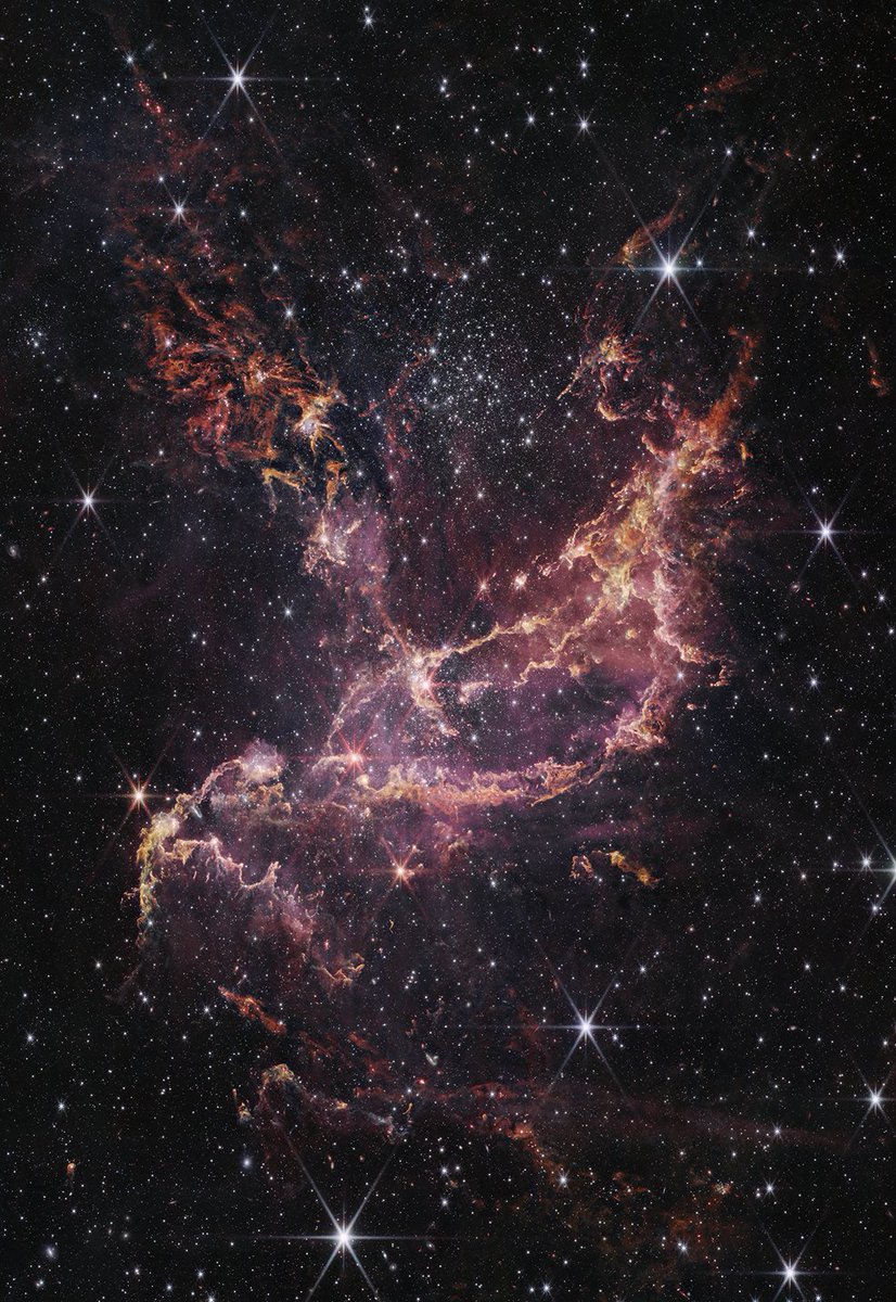 NASA_es's tweet photo. ¿Cómo era la formación estelar en el universo primitivo? ✨

Una forma de estudiar las condiciones del pasado distante es encontrar paralelismos cercanos. Por eso, @NASAWebb observó la región de formación estelar NGC 346 en nuestra galaxia enana vecina: https://t.co/SVEHcF4ysa https://t.co/hMQ3AM2BHI