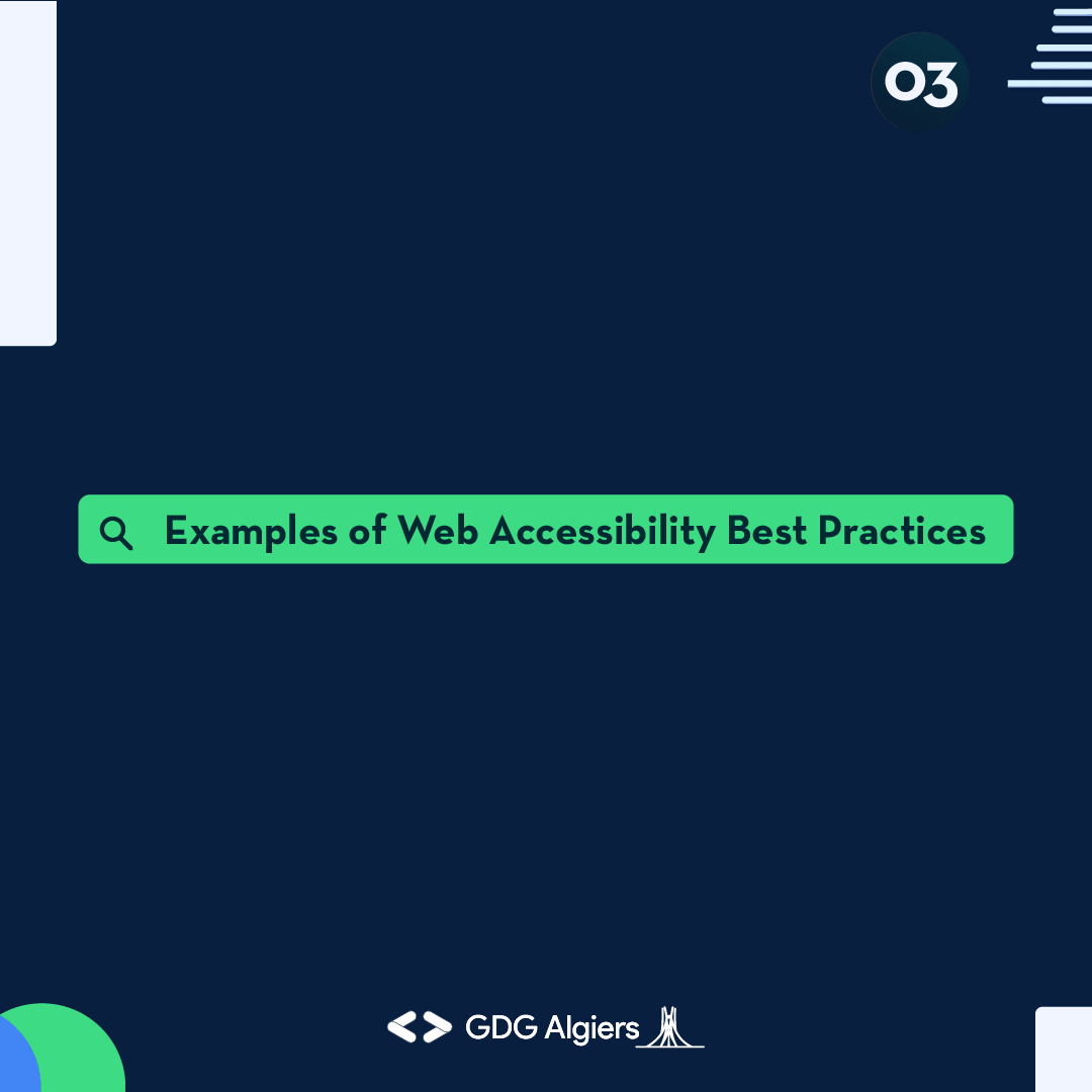 GDG_Algiers's tweet photo. Today's installement of the Web Performance chapter from Web it up dives into Web Accessibility 🧑💻 to help you discover more about it and the techniques used to meet its standards🔥
Tune in soon for more content to come! 👀
#GDG #GDGAlgiers #webdev #WebAccessibility #webitup https://t.co/4D4o7eIWeE