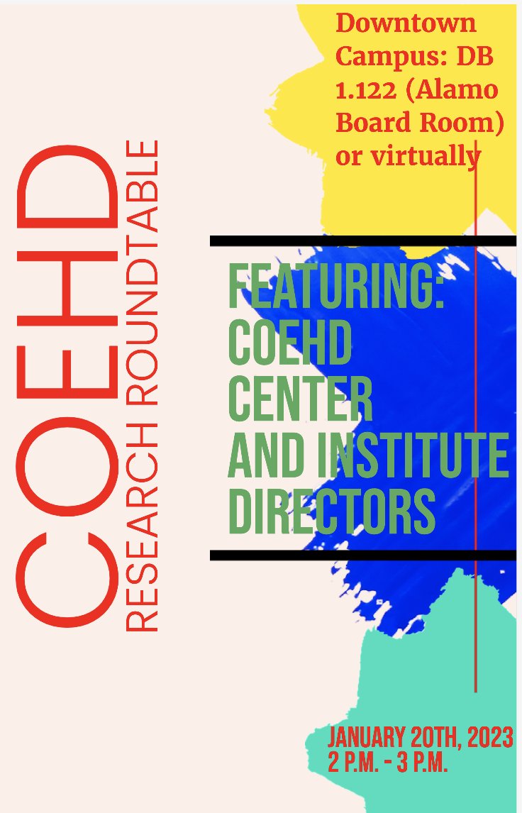 UTSA COEHD Research tweet media
