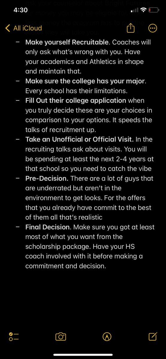 For my young guys, this is a summary of what I had to learn in my own recruitment process. I never got that knowledge passed down here’s some of it. DM for any questions or resources. 🏈