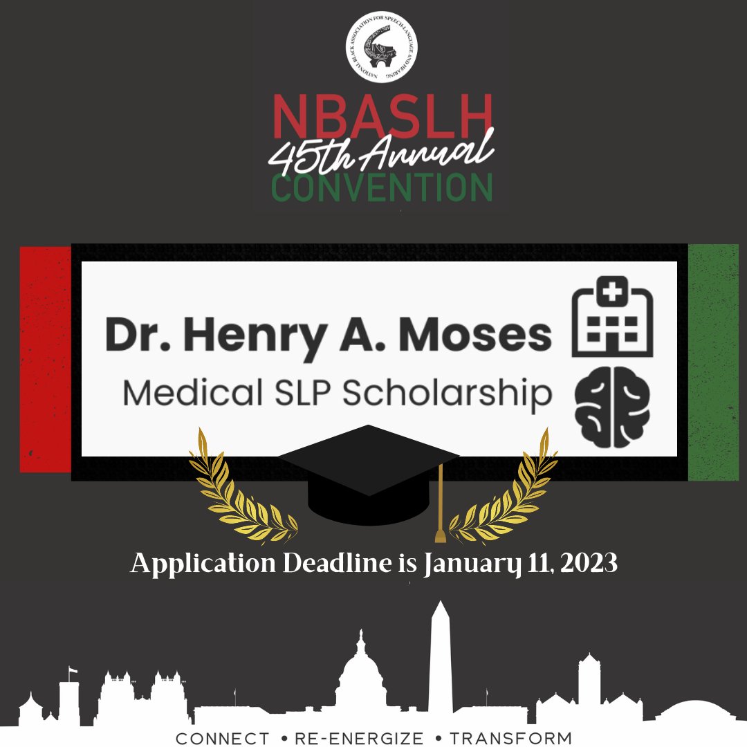 NBASLH's tweet photo. TODAY IS SUBMISSION DAY!!!! ❤️💚🖤💛 Swipe to see all the SCHOLARSHIPS available!
#nbaslh #nbaslhleads #asha #ashaigers #nationalnsshla #SLP #AUD #blackspeechpathologist #blackaudiologist #blackexcellence #SLP2be #AUD2be https://t.co/PdzMWRf5Dh