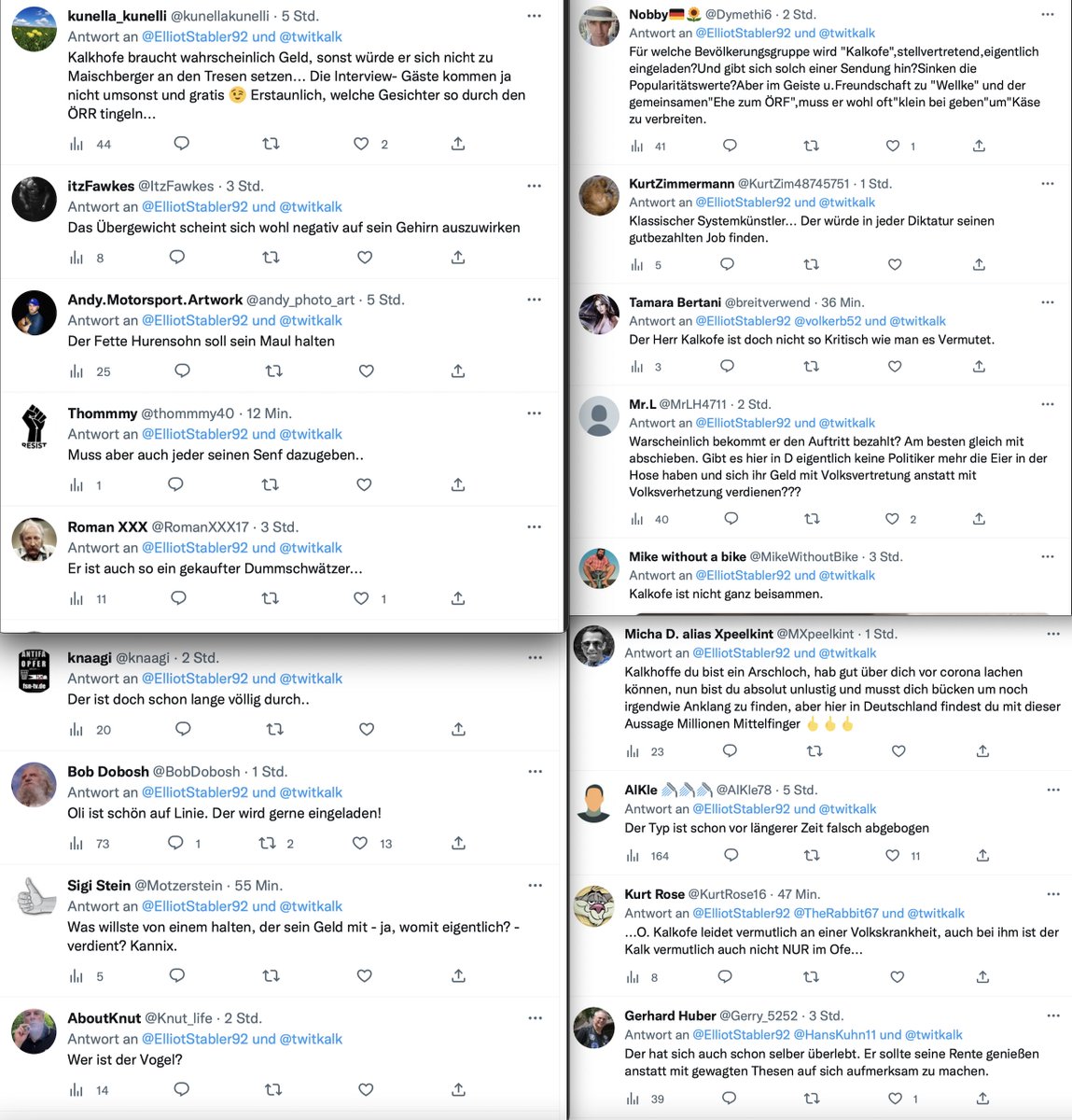 Warum ich so gern zu <a href="/maischberger/">Maischberger</a> gehe?
Weil man danach im Netz so viele kluge, interessante Menschen trifft, mit denen man gute Gespräche führen kann!
Und wegen der (sehr großen) Schubkarren voll Staatskohle von den Zwangsgebühren natürlich!
#BlockierEmpfehlungen #ToBeContinued