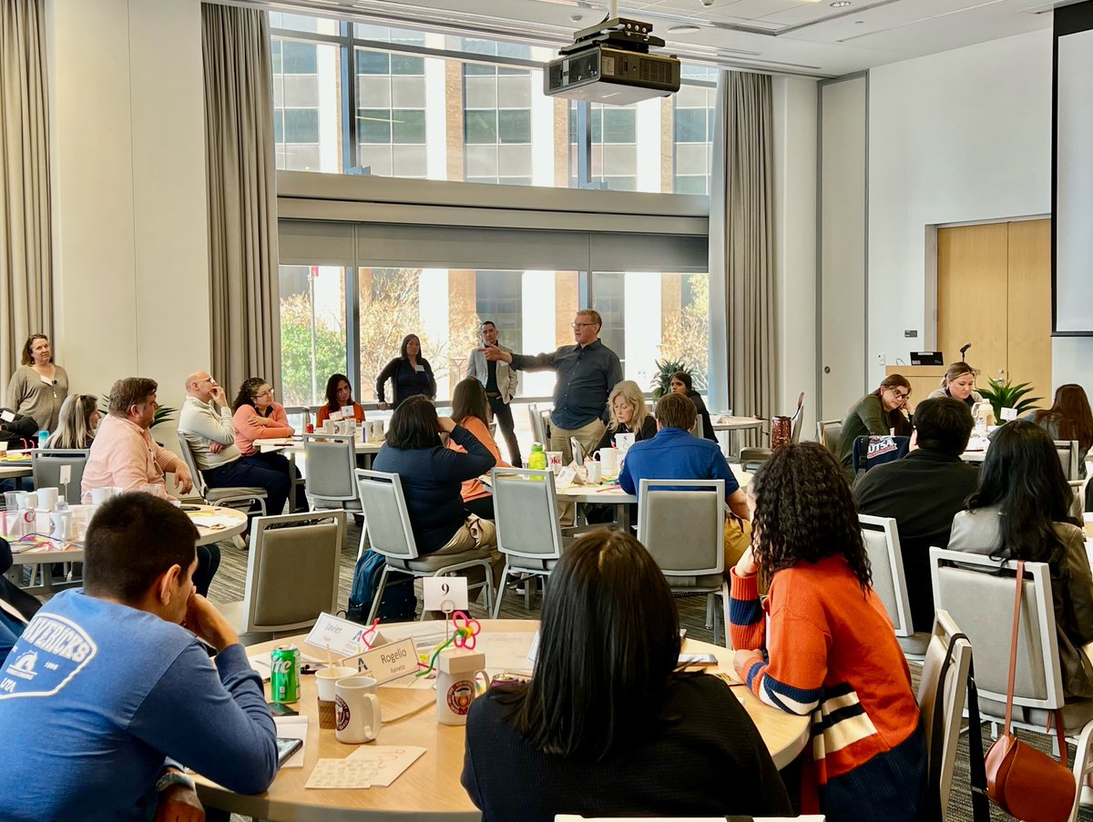 utsystem's tweet photo. Today, we were delighted to bring together members of the Career Services Offices across UT academic institutions for our annual summit during which we shared industry best practices and explored such topics as storytelling with data and meeting the needs of Gen Z jobseekers. https://t.co/14tT9Vdtht