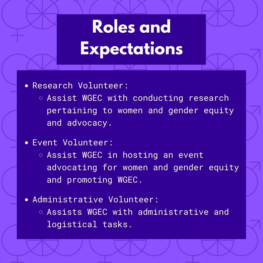 UTMWGEC's tweet photo. Here are our volunteer opportunities! 🔈

We hire volunteers all year round to work with us on conducting research📝, plan events🎉 and manage our office📥. 

#utm #uoft #university #equity #women https://t.co/m4GVLa5kwi