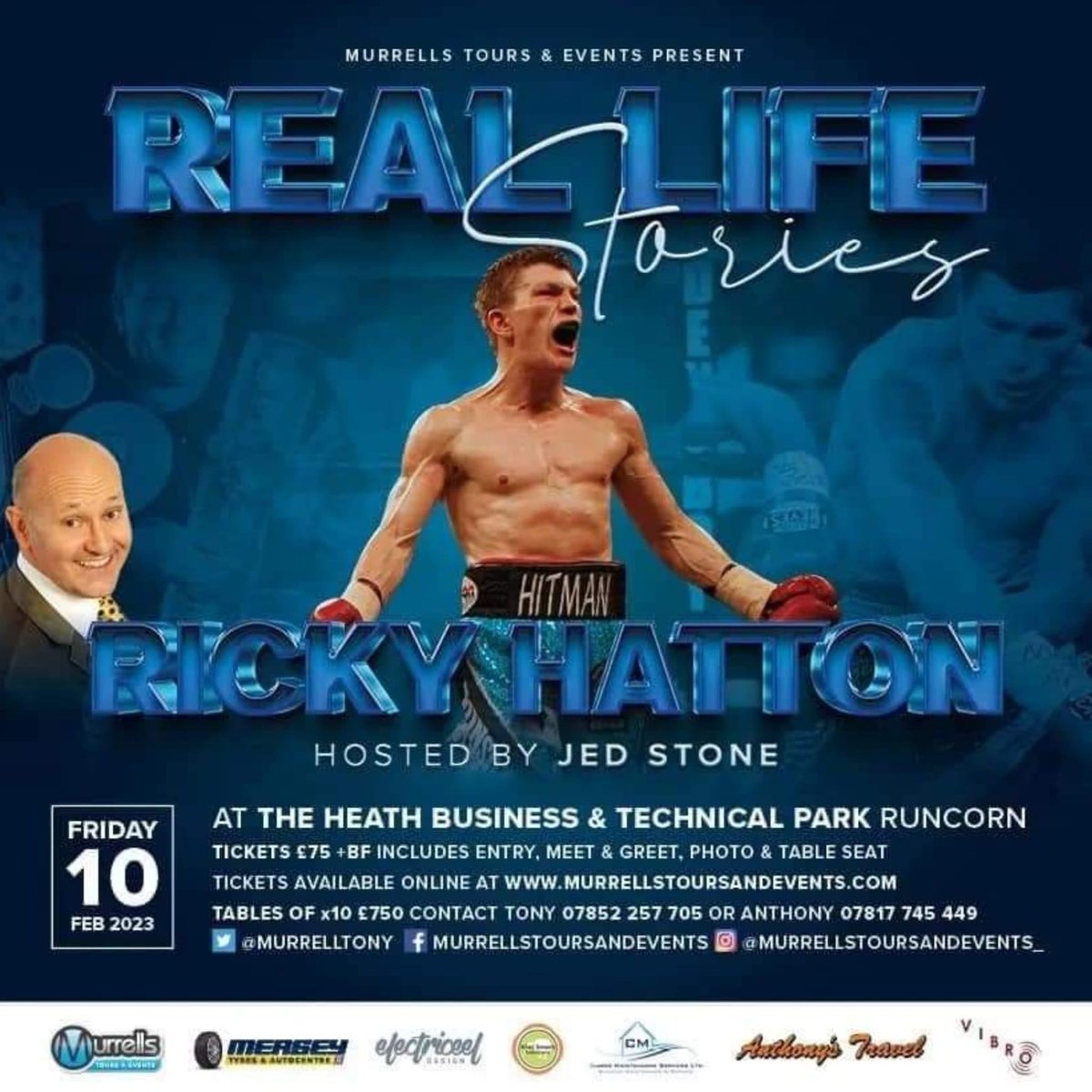 RuncornSportsFC's tweet photo. And finally tonight aswell as their new partnership with @zorbeventsltd, take a look at what other night @MurrellsToursE1 have to offer of the next couple of months. 

🥊 👔 🔍

Get in touch with ourselves or @MurrellTony directly to get your tickets now. https://t.co/VCXTj8zMtE