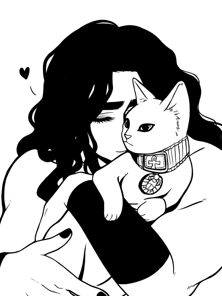 kurofur's tweet photo. I don't have many ennead arts but here are some of my recents ₍ᐢ‸ ‸ᐢ₎  All onboard the Anubis train! 🖤Thank you for tagging me guys I love your art so much!!! @tsuya_btr @DxsertBound @Arianna_327 https://t.co/Xy1L2JL1Jq