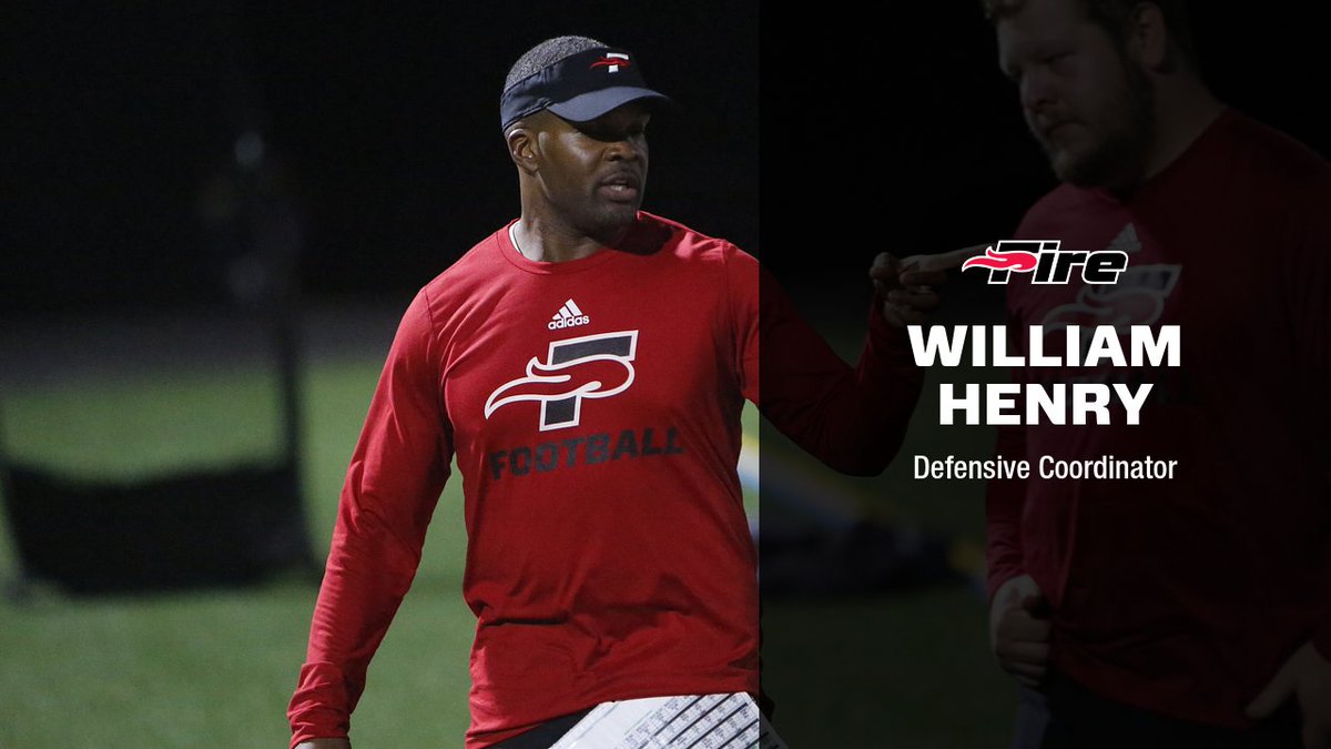 Excited to announce Coach William Henry's promotion to Defensive Coordinator!

#FuelTheFire🔥