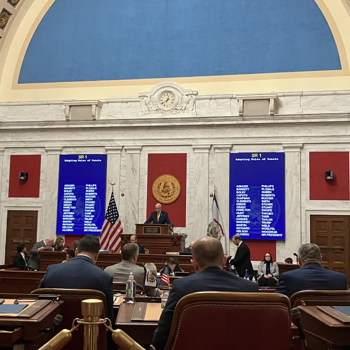 We had a great visit to the capitol! It was a day full of nominations, introductions, info booths, field trip visitors, and orientations. This will certainly be an exciting legislative session with a republican super majority…! #wv #westvirgina #independentjournalism