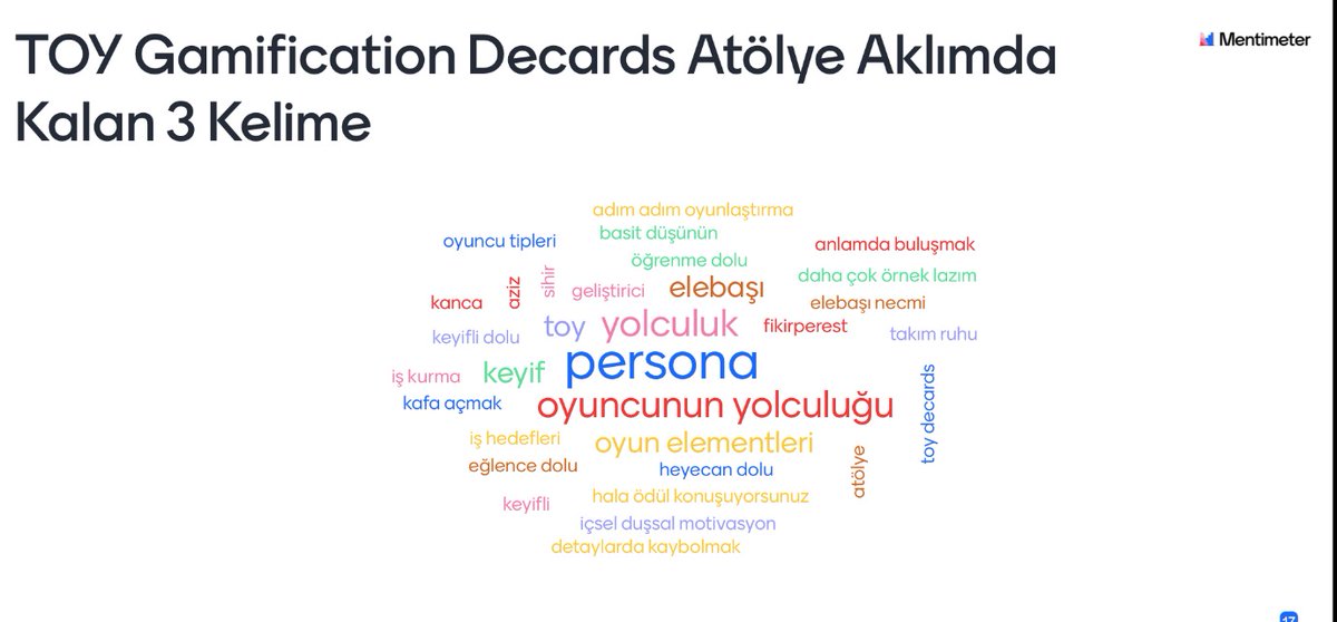 #Oyunlaştırmanın büyülü dünyasında kaybolanlarda bugün 😅
Yeni ve kafa açıcı bir atölye <a href="/gdecards/">Gamification Decards</a>  sonrası mutluluk bizimkisi 🥳🎉
Emeği geçen herkese sonsuz teşekkürler 🙏<a href="/ercanaltug/">Ercan Altuğ Yılmaz 𝕏 🇹🇷</a>
<a href="/GamfedTurkiye/">GamFed Türkiye</a>