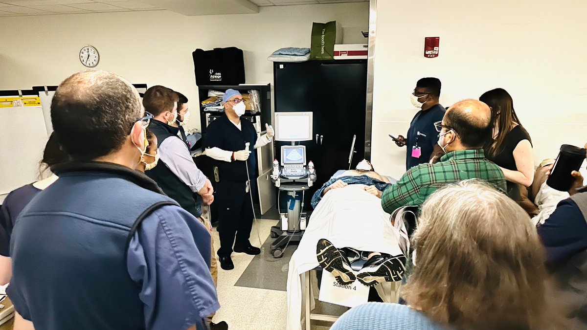 Our inaugural echocardiography and lung ultrasound workshop for NICU fellows and faculty lead by Dr. Sanjay Dhar from @ukypccm. Great example of interdepartmental collaboration with Pulm/CCM and NICU for introducing #POCUS! @KCHKids @UKYMedicine @UK_HealthCare