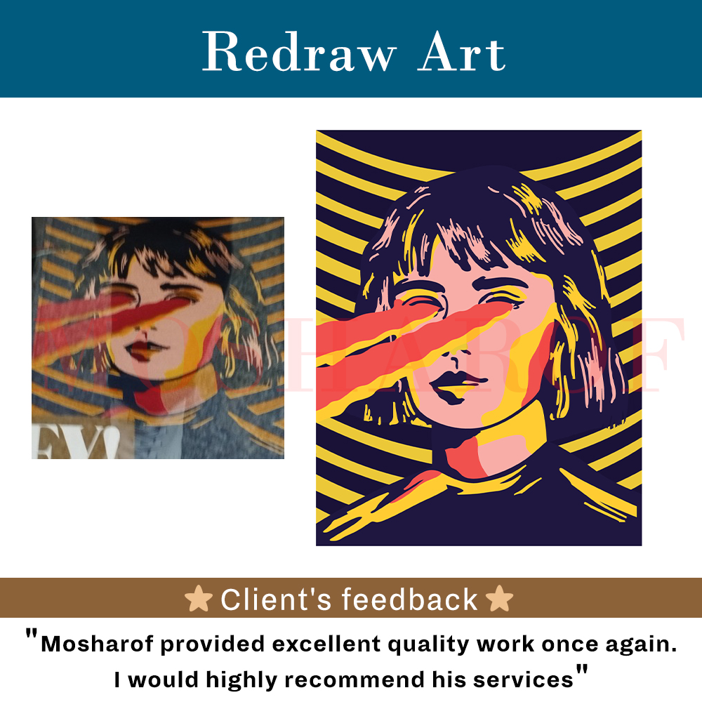 mosharof24's tweet photo. Another redraw project done for #upwork Client!😀
#freelancer #graphicdesign #artdesign #adobeillustrator https://t.co/MqeJDS4A2P