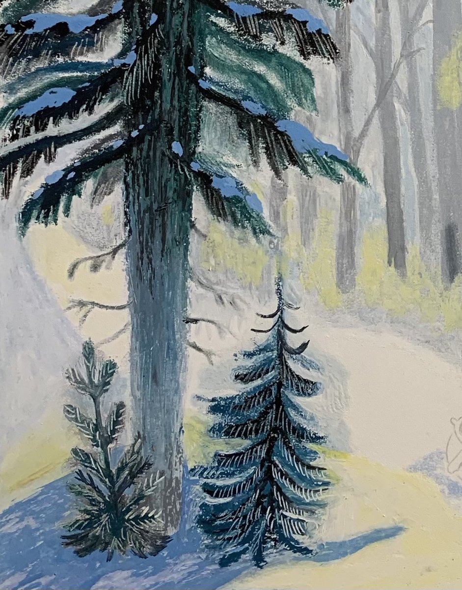 Working on something super wintery today 
#kidlitart