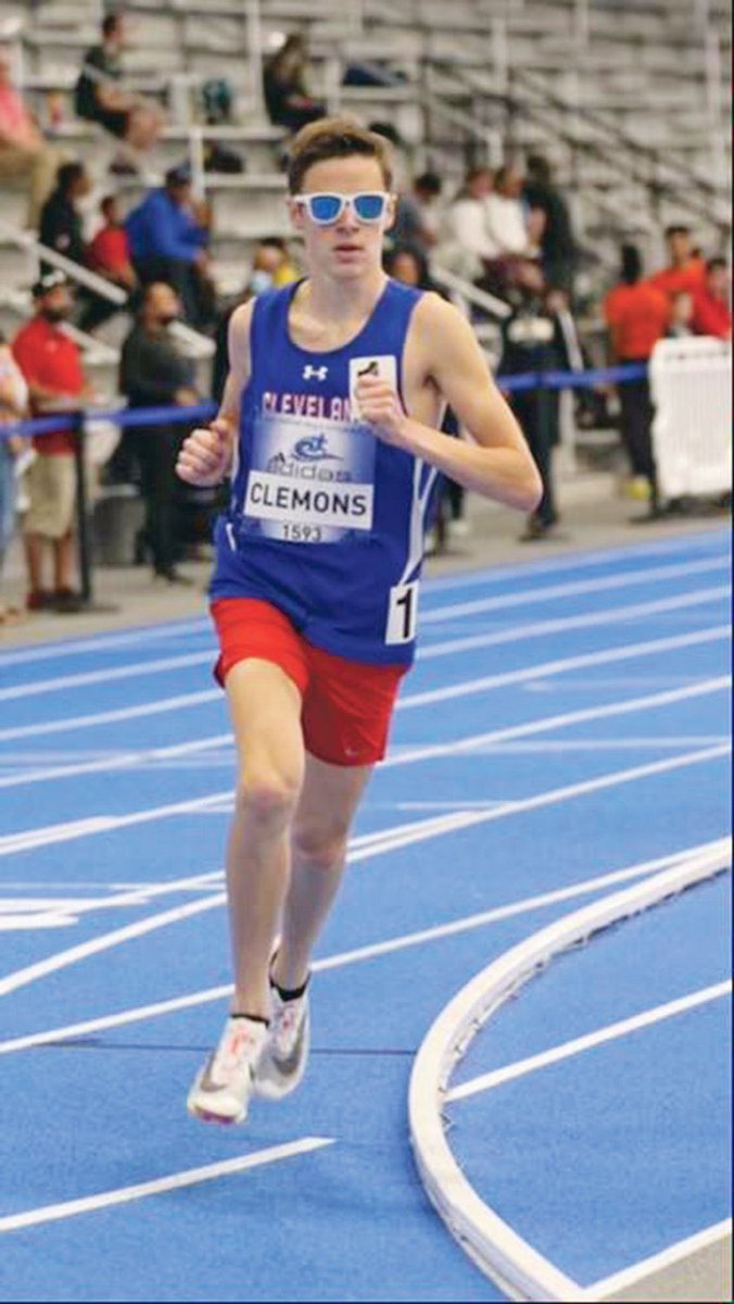 Congratulations to Cleveland’s very own, Owen Clemons, the fastest freshman in the country!  Owen was honored for his recent state championship 5k of 15:01 and his many other accomplishments by Councilman Bill Estes and Mayor Kevin Brooks at Monday’s City Council meeting!