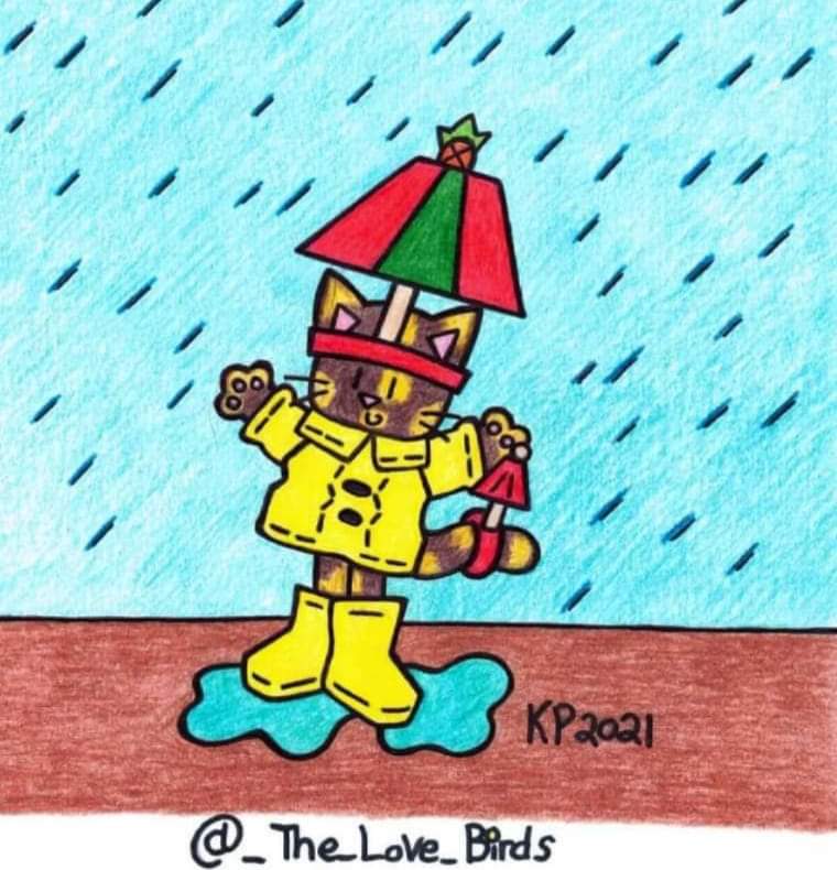 Spoonkie_'s tweet photo. #StepInAPuddleAndSplashYourFriendDay
Alice is looking for someone to play in the puddles.
#CatsOfTwitter #raincoat #raining #cuteart #illustrationart #weirdholidays https://t.co/2ULYrVMJIm