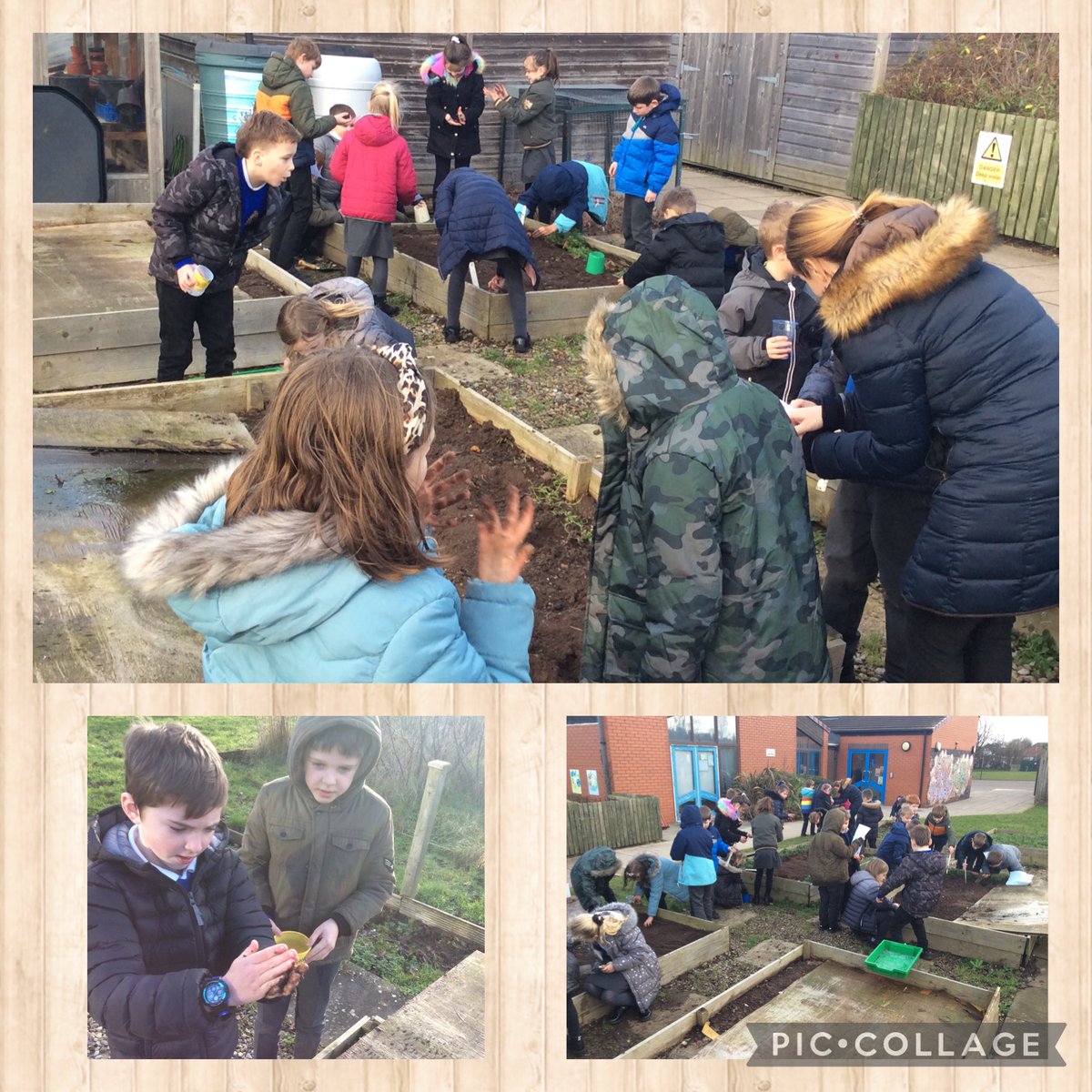 Y3Hunmanby's tweet photo. This afternoon we carried out a soil investigation. 
We used a key to identify soil types and weren't afraid to get stuck in! I wonder if you can tell anyone at home the name of the three soils we found? https://t.co/nrFrGgtBKh