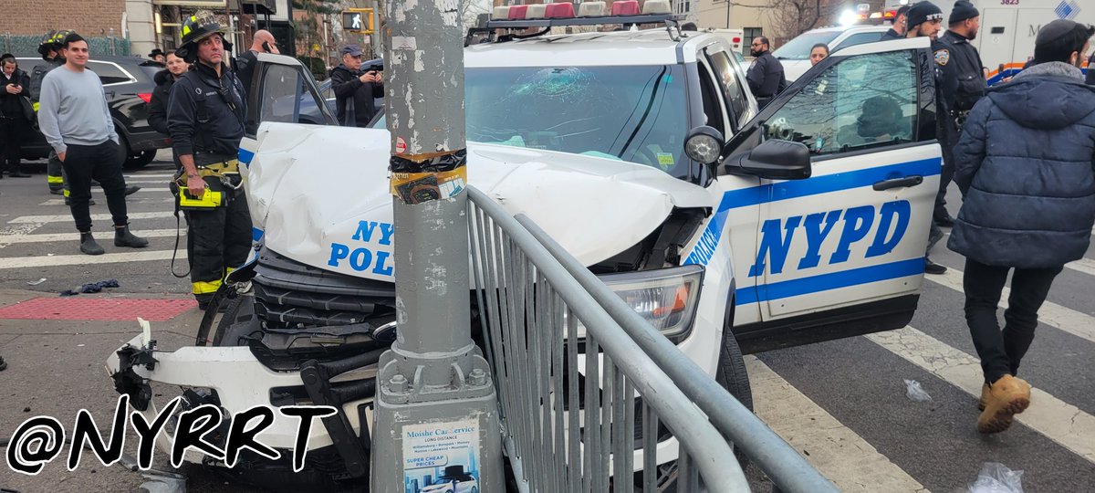 NYRRT's tweet image. Brooklyn: 17th Ave &amp;amp; 59th MVA involving @NYPD66Pct multiple injuries.