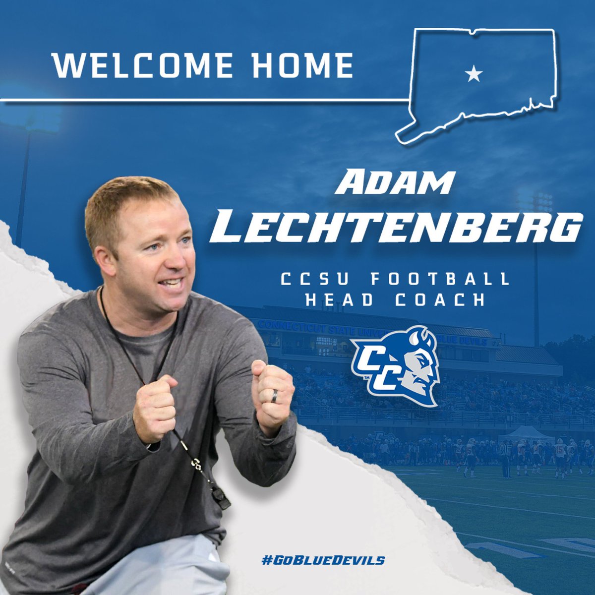 🚨Major News‼️🚨 Lets welcome back our new Head Coach, Adam Lechtenberg, to the Blue Devil family 🔥‼️ #Pushin23 #GoBlueDevils ccsubluedevils.com/sports/fball/2…