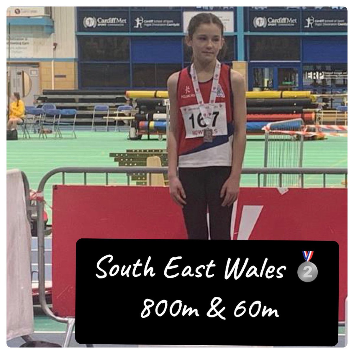 debhowells's tweet photo. @east_wales Silver u13 girls 800m and 60m @IslwynHighSport @MissTurnerIHS @RhymneyValley https://t.co/6IUttW538u