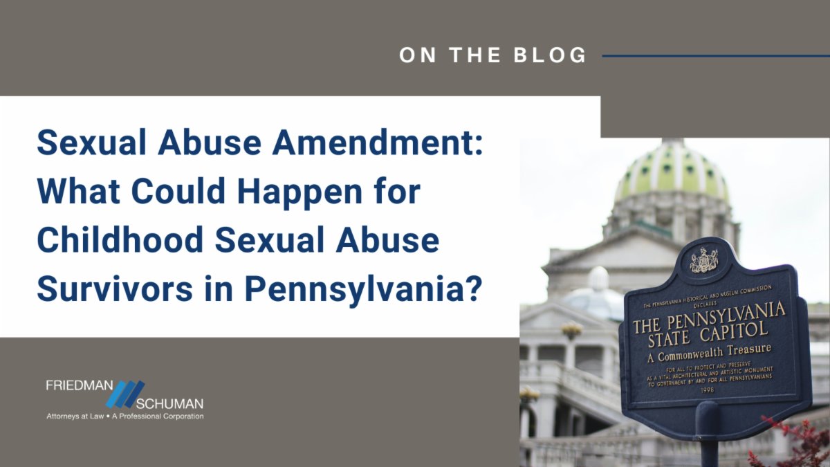 Governor Tom Wolf called for the PA General Assembly to gather together to consider a constiutional amendment that would allow #sexualabuse victims to file lawsuits outside of the current #statuteoflimitations. Learn more here: bit.ly/3IHBkte

#fsalaw