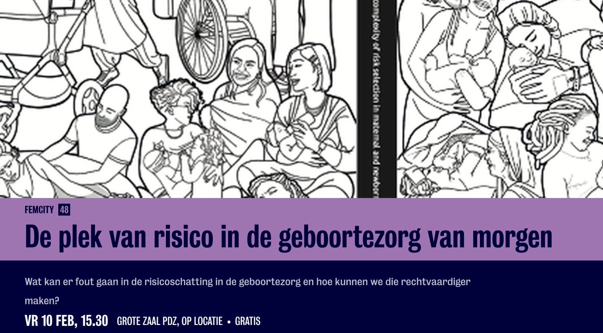 Aanrader: een middag vol gesprek over gezondheidsverschillen in zwangerschapsuitkomsten op basis van sociaal-economische factoren in Nederland. Postcodegebied, armoede, ethniciteit, en meer. 

En we vieren <a href="/BaharehGoodarzi/">Bahar Goodarzi</a>'s promoveren!  

dezwijger.nl/programma/de-p…