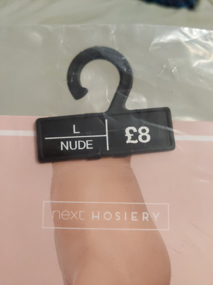 Kate_N_Walters's tweet photo. @nextofficial Bought some tights online and paid £9 - opened up the package to discover this on the pack! Not cool. https://t.co/VxjglZgujq