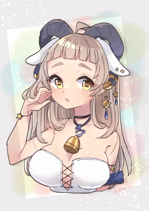ロングヘアーも良いよねっていう落書き #カプギャラリー #novel_fa 