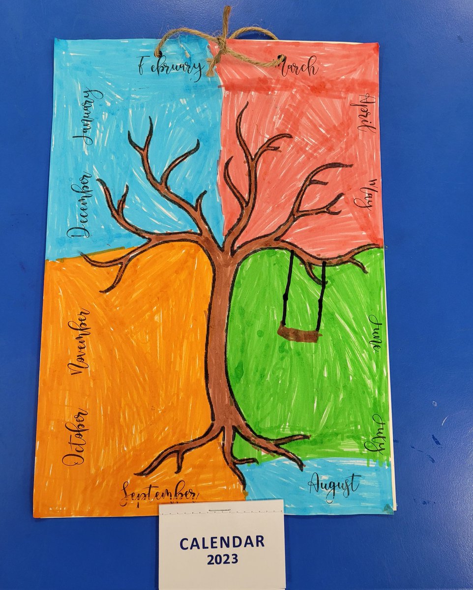 MrsARankin76's tweet photo. Primary 6 started back the new term by creating seasonal calendars for the new year. They were very pleased with how they turned out! @LethamPrimary #NewYear2023 #newterm https://t.co/1NLIKfVAPf
