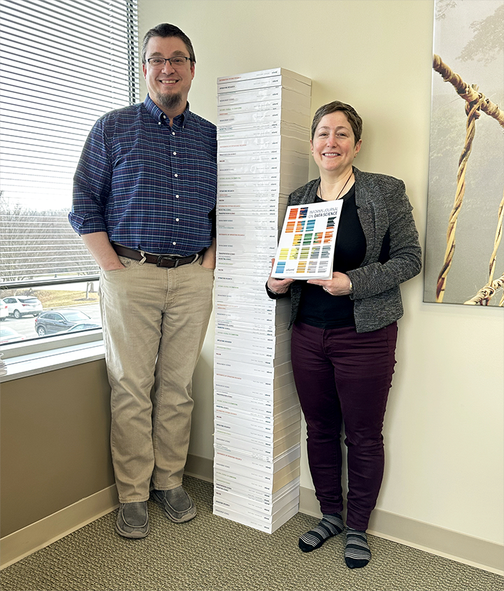 INFORMS's tweet photo. INFORMS Journals are reaching new heights! The 2022 collection stands at 33,264 pages published in over 87 issues. FYI: Matt is 6'1" @egerstmann is 5'1" 😀. Learn more about the world's leading knowledge source for OR/MS &amp; the related decision sciences. 🌐 https://t.co/ANLqw1Luco https://t.co/3NtDVrd3rC