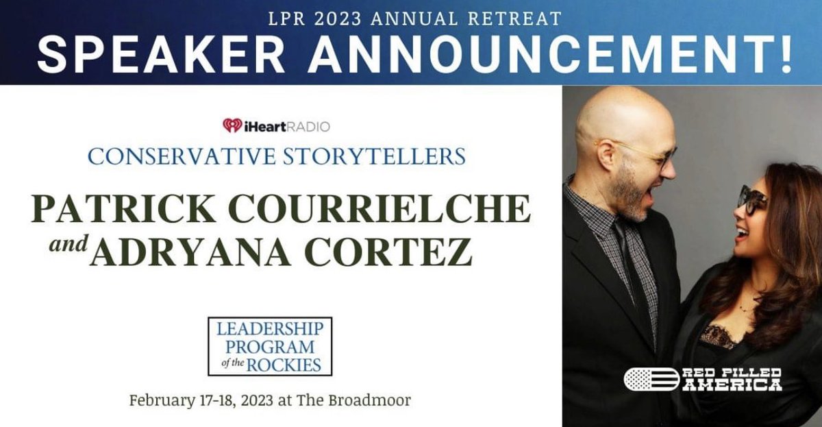 RedPilled_USA's tweet photo. We will be speaking @leadersnaction annual retreat this year. Consider joining us!
Sponsorship and tables go fast. Register today! https://t.co/CtazrKOJ64
#RedPilledAmerica
#LPRRetreat2023 #ArmyForFreedom #LeadersNAction https://t.co/rjk2fHsWrU