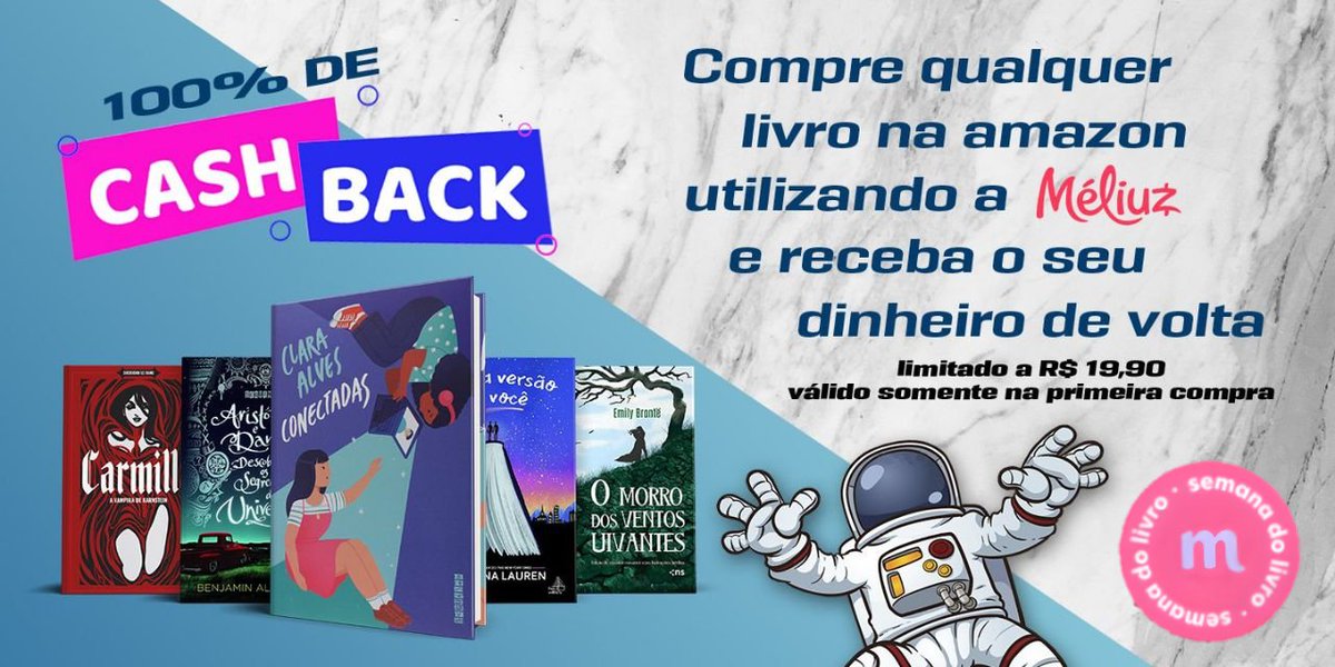 querolivrosbr's tweet photo. ✨📚 CASHBACK MÉLIUZ 📚✨

• Compre um Livro na Amazon utilizando o link abaixo e ganhe até 100% DE CASHBACK! (Limitado a R$19,90)
CONFIRA ⤵️
https://t.co/662iUJBInQ

TUTORIAL, REGRAS E DÚVIDAS ⤵️ https://t.co/m2mbp7Bmg6